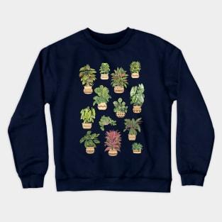 House plants collection Crewneck Sweatshirt